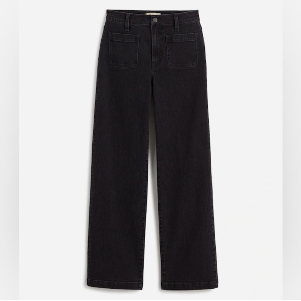 Madewell Emmitt Wide Leg Women's Black Jeans size - 29